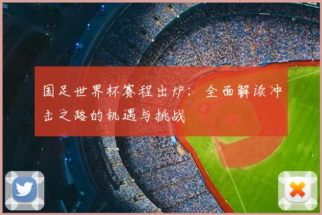 国足世界杯赛程出炉:全面解读冲击之路的机遇与挑战