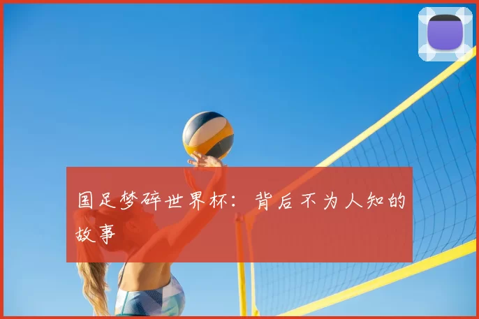 国足梦碎世界杯:背后不为人知的故事